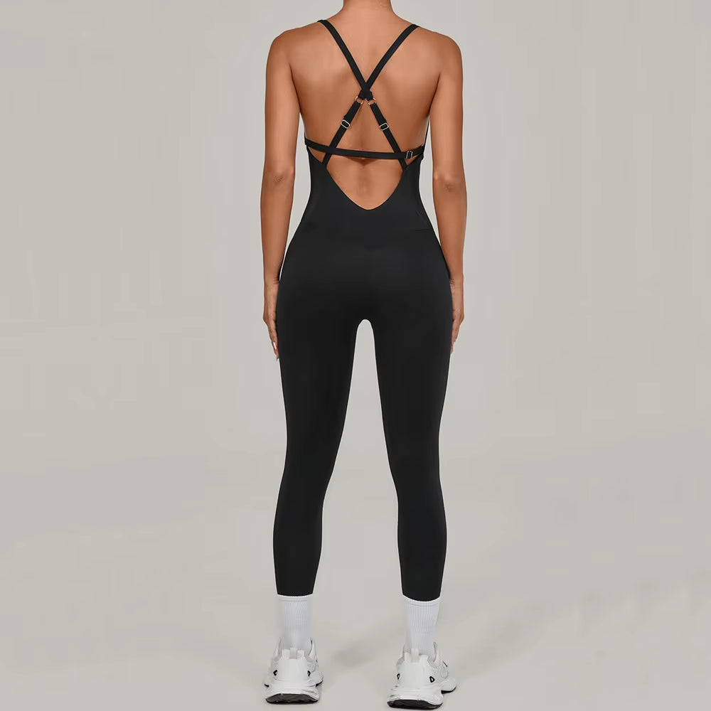 Adjustable Back Fitness Bodysuit