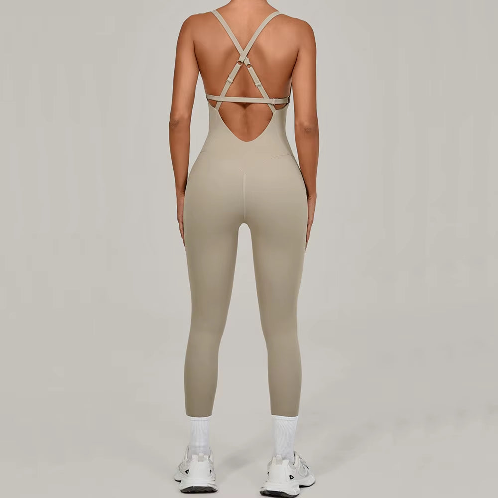 Adjustable Back Fitness Bodysuit