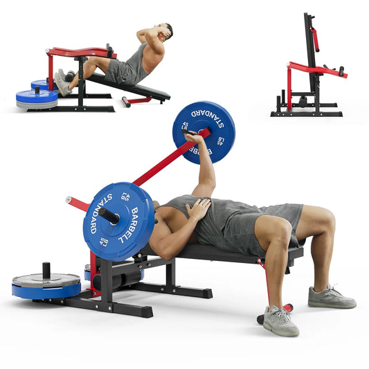 Chest Press Machine with Adjustable Bench
