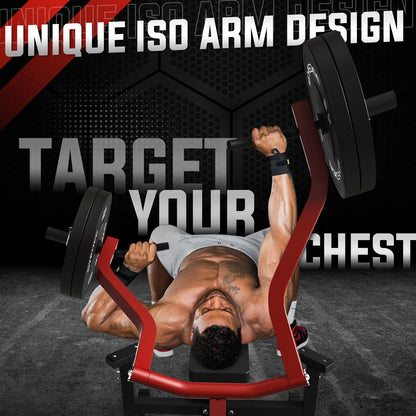 Chest Press Machine with Adjustable Bench