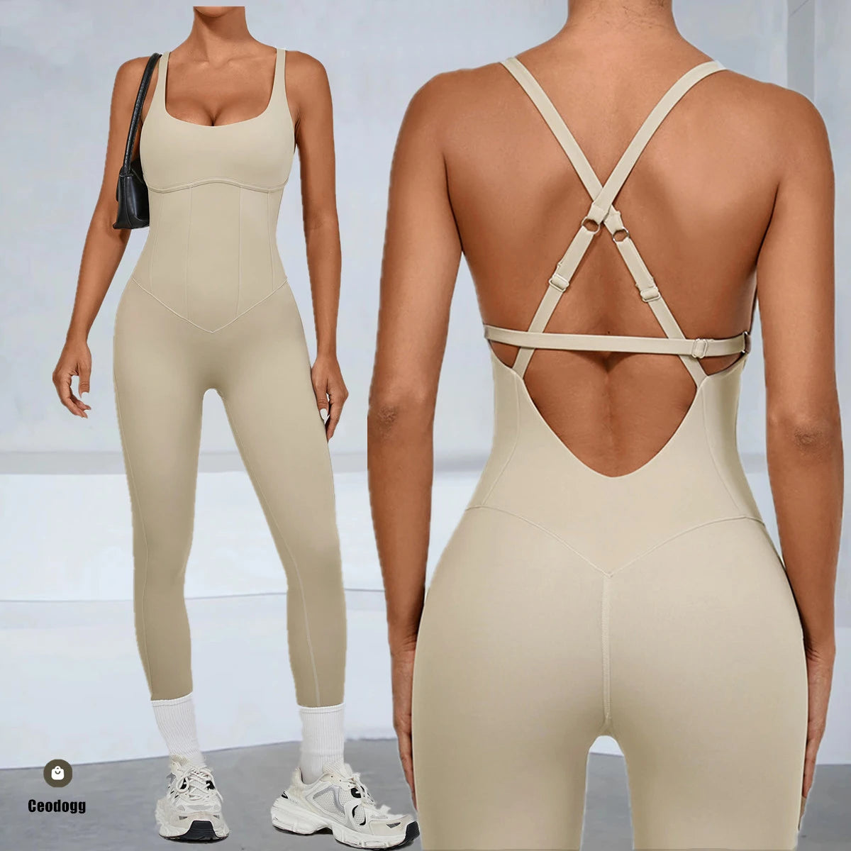 Adjustable Back Fitness Bodysuit