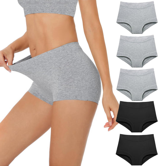 Womens Cotton Boyshort Underwear