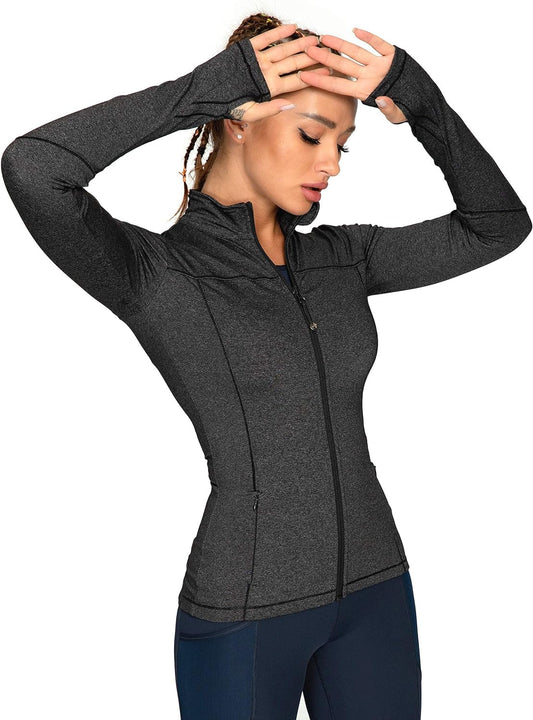 Women’s Full Zip Athletic Running Jacket